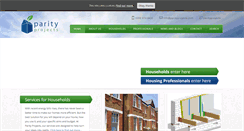 Desktop Screenshot of parityprojects.com