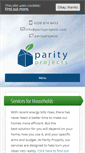 Mobile Screenshot of parityprojects.com